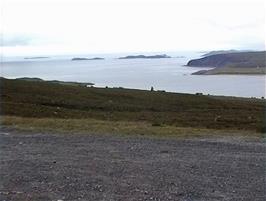 View through the mouth of Little Loch Broom to Priest Island and Carn Deas, from the Little Loch Broom Viewpoint